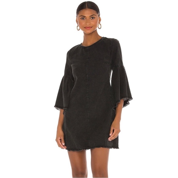 We The Free Dresses & Skirts - Free People We The Free Distressed Mini Reckless Life Denim Dress Sz 4